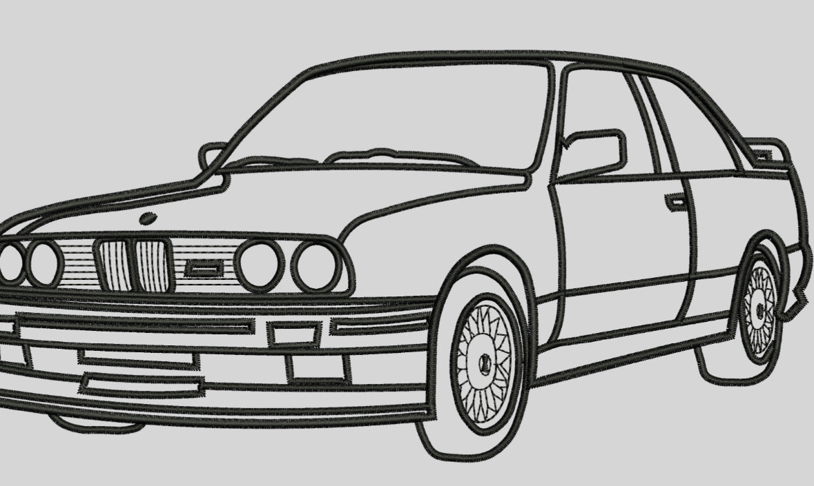 Bluza z haftem bmw e30