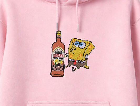 Bluza haftowana Spongebob z twoją butelką