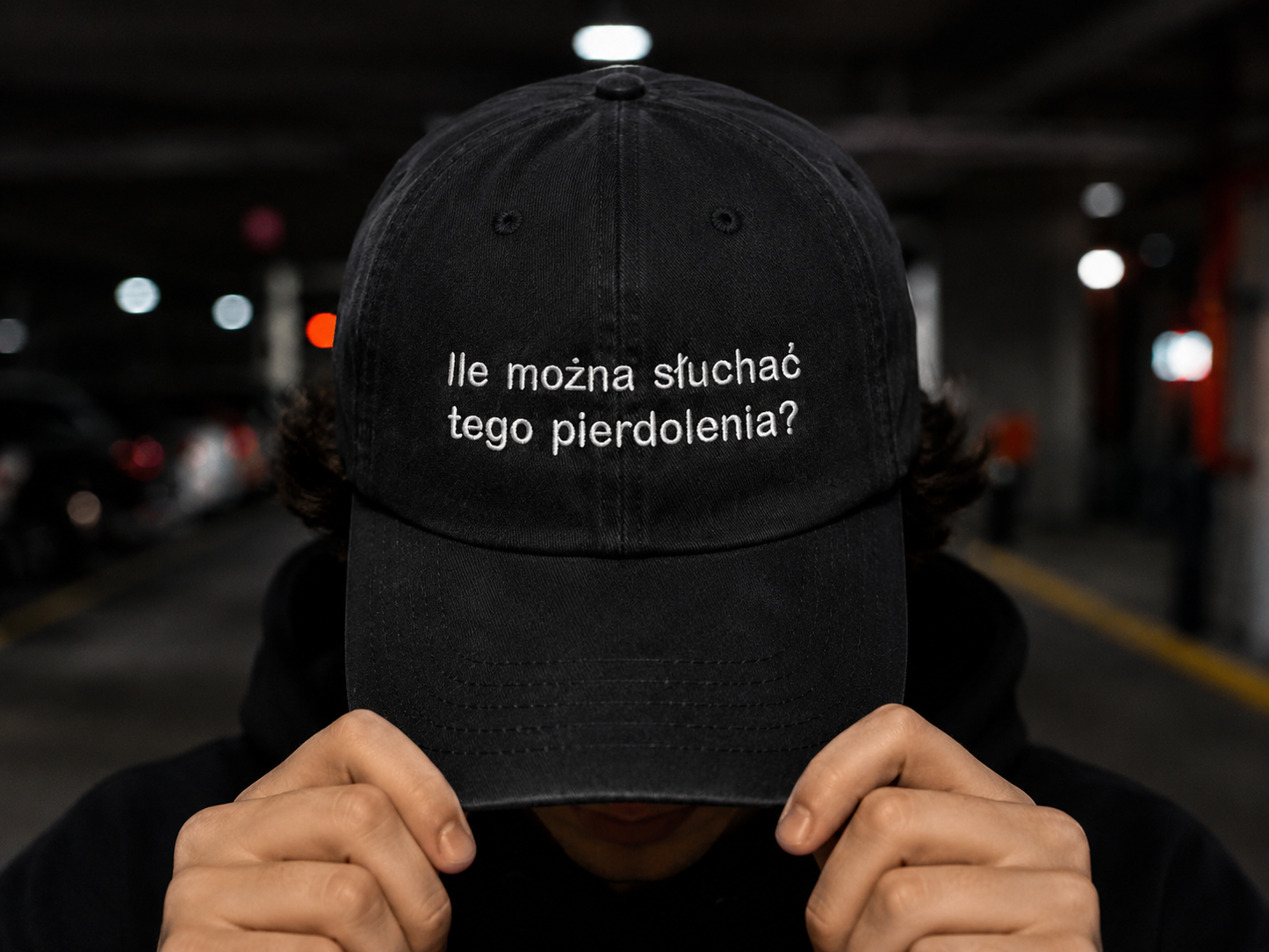 Czapka z haftem „Ile można słuchać tego p******ia?”