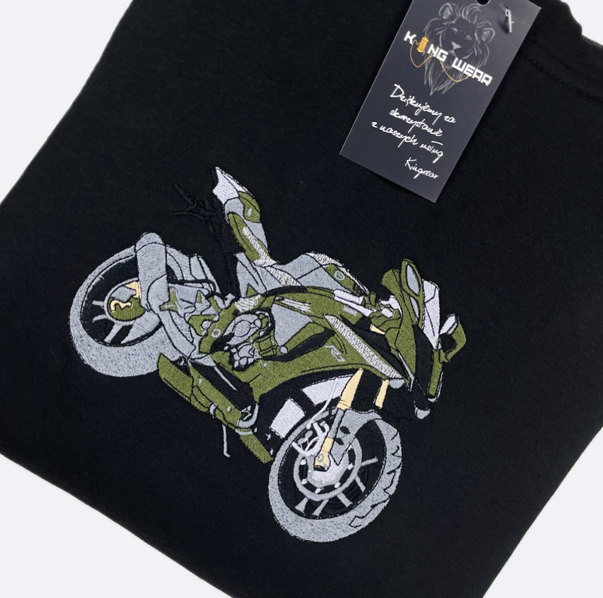 Haft na bluzie z Twojego zdjęcia motoru