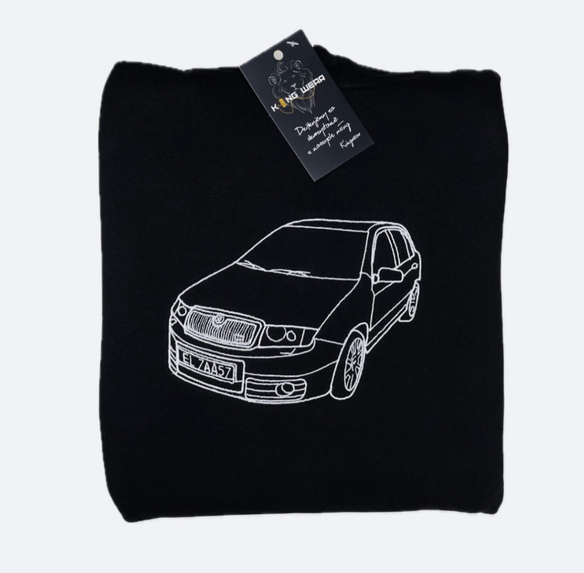 Bluza z konturem twojego auta