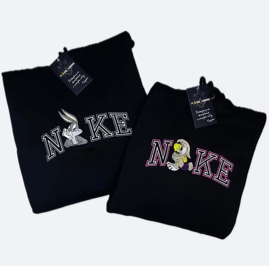 Bluzy haftowane z kapturem Matching LOLA&BUGS