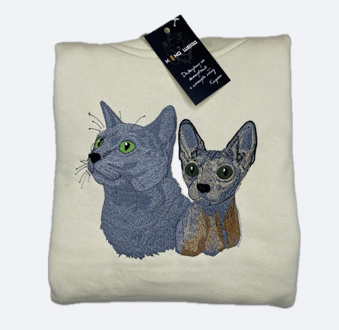 Haftowana bluza z podobizną twojego pupila