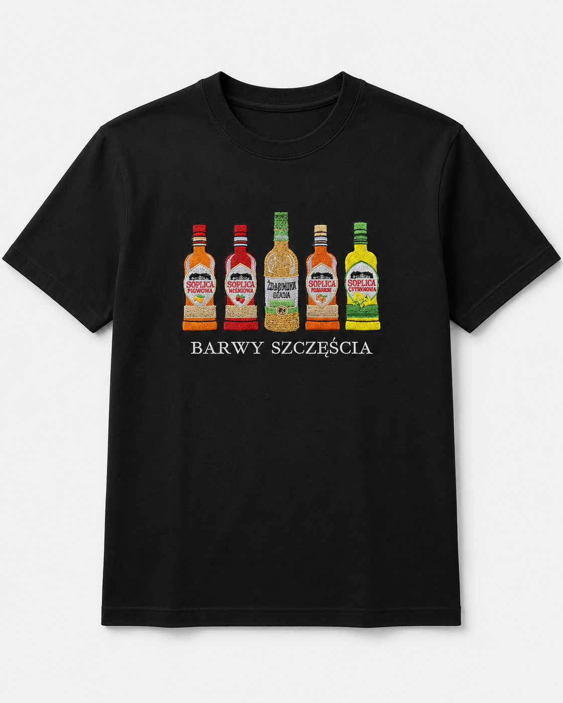 Koszulka haftowana barwy szczęścia