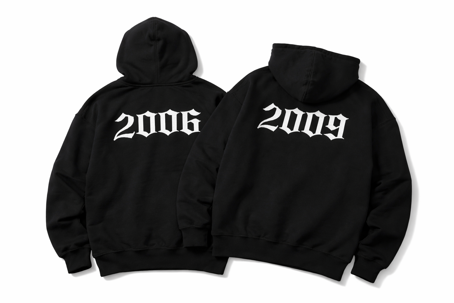 Bluza z haftem Twojej Daty – Personalizowana | Rok 2000, 2006, 2009 | Hoodie Premium