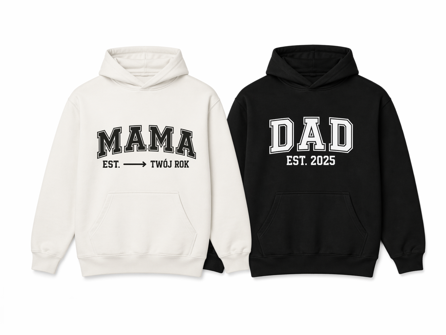 Personalizowana Bluza Haftowana – Dla Mamy Taty